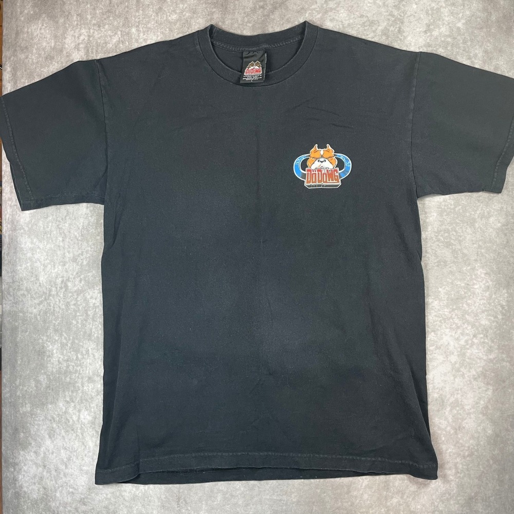Vintage DaDawg No Road No Problem Off Road Truck Bulldog Graphic T-Shirt Black L
